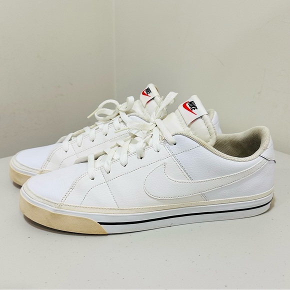 Nike Other - Mens Nike Court Legacy White Athletic Shoe Sneaker W/Black Stripe Size 13‎